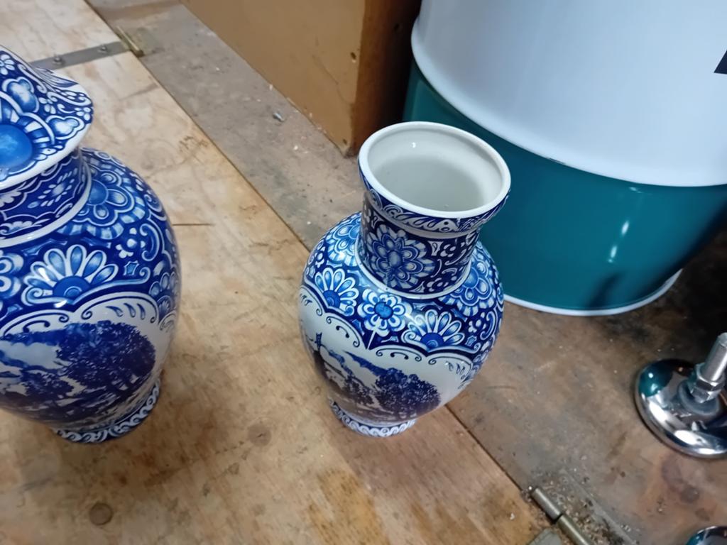 Delfs blauw kast stel, Antiek en Kunst, Ophalen of Verzenden