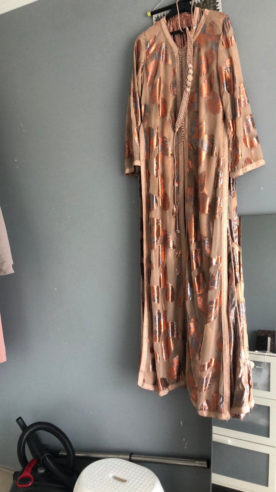 Mooie takchita S/M, Ophalen of Verzenden, Zo goed als nieuw, Maat 46/48 (XL) of groter, Zwart