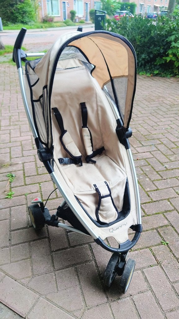Quinny Speedi buggy – crème/beige, Ophalen, Gebruikt, Quinny, Zonnekap