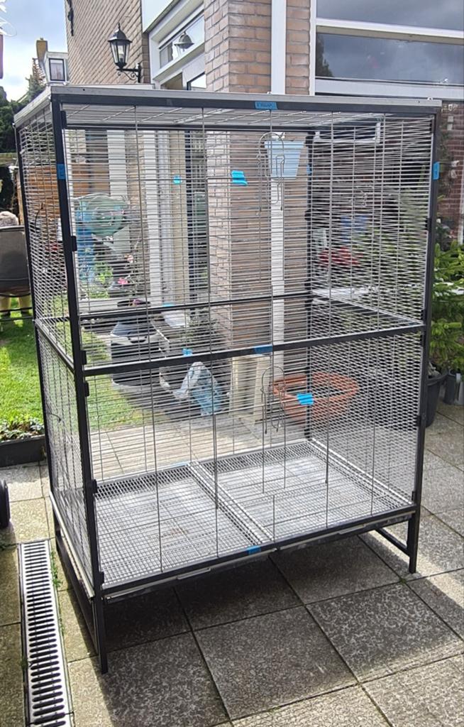 Vogelkooi, Ophalen, Gebruikt, Metaal, Vogelkooi