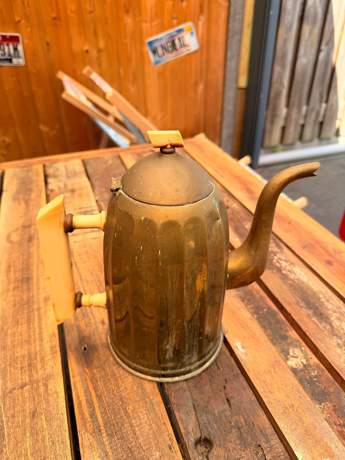 Theepot Art Deco uit de 30’ jaren, Ophalen of Verzenden, Gebruikt, Overige materialen