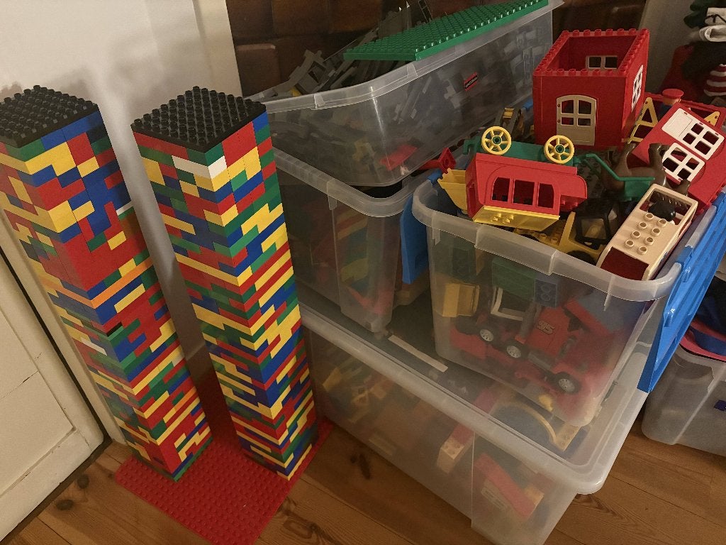 Grote partij LEGO Duplo trein, city, dieren, figuren, stenen, Ophalen of Verzenden, Duplo, Losse stenen, Meerdere sets