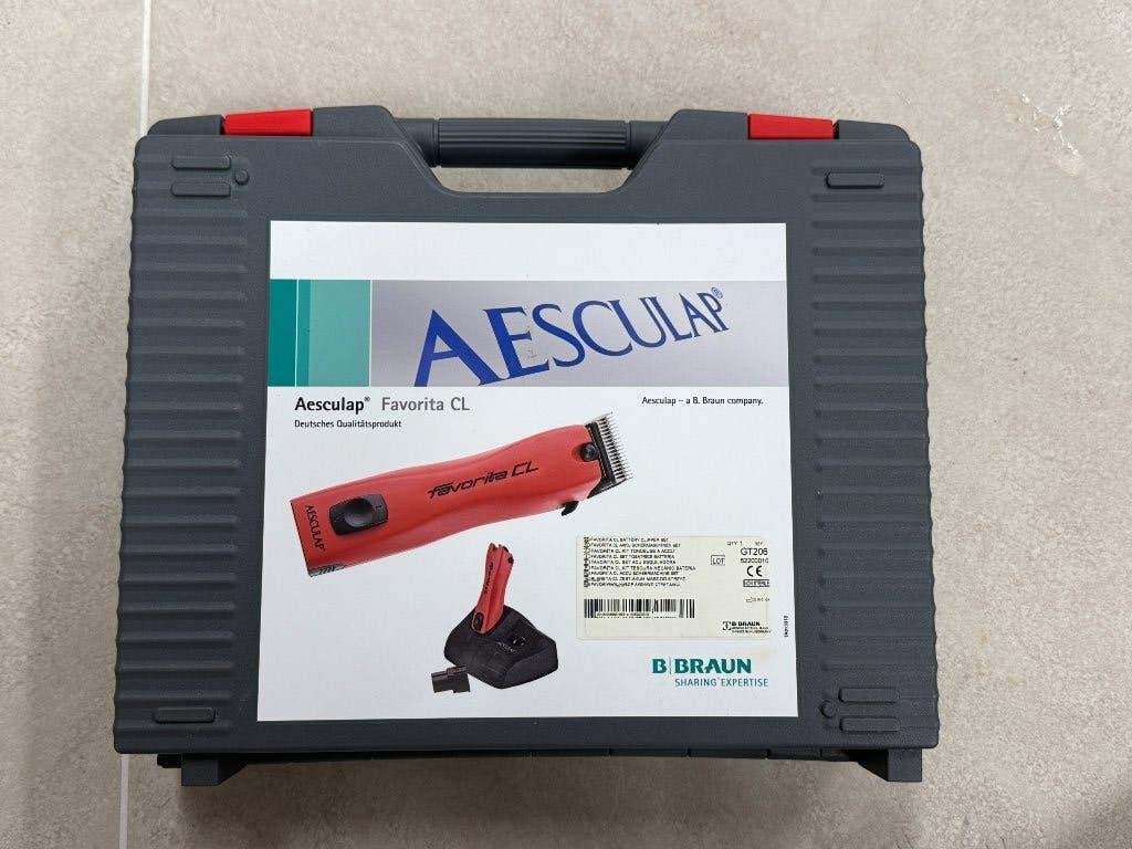 Aesculap Favorita CL nieuw – compleet met 3 scheerkoppen, Aesculap, Verzenden, Nieuw, Tondeuse