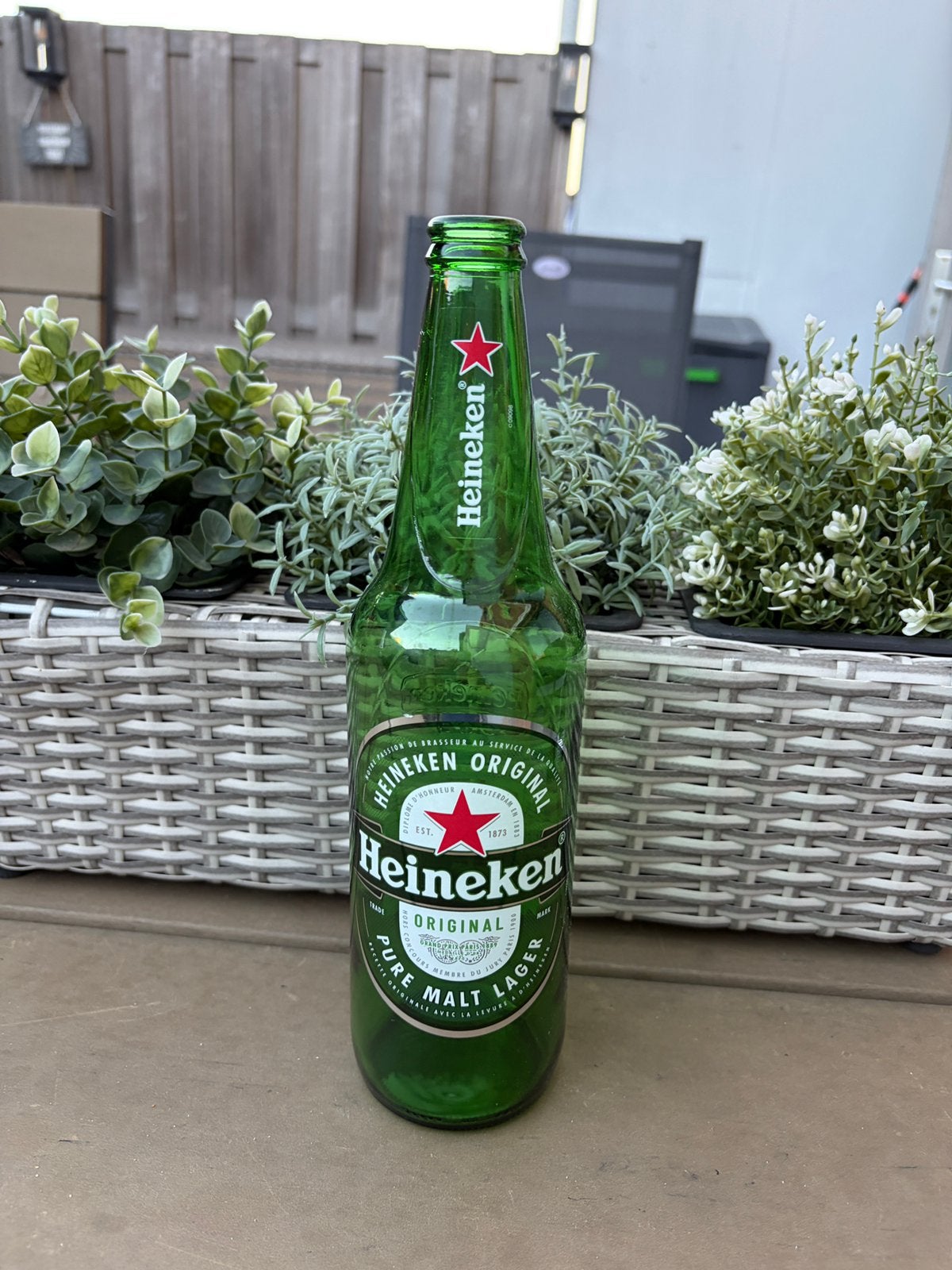 Heineken fles 65 cl leeg, Verzamelen, Verzenden, Zo goed als nieuw, Flesje(s), Heineken