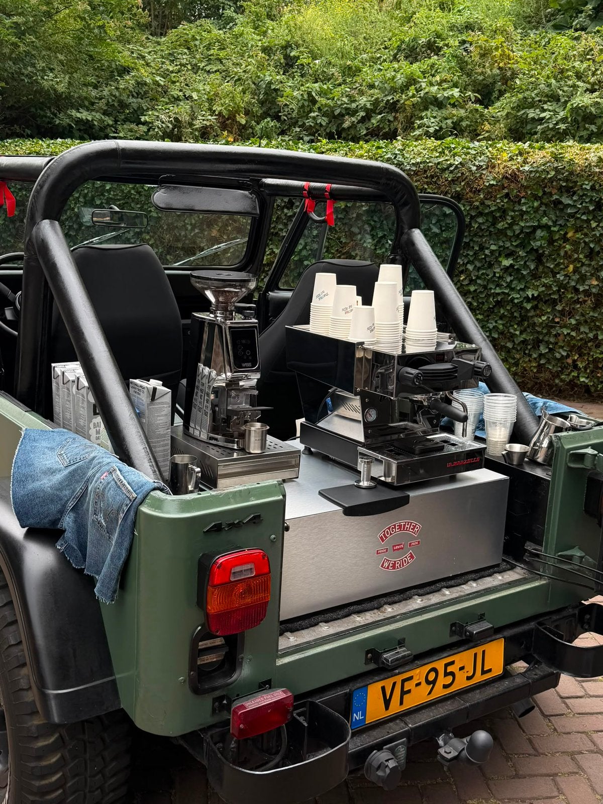 ‼️JEEP WRANGLER YJ 2.5 4WD BJ1989 GROEN HARDTOP SOFTTOP‼️, Auto's, Jeep, 2500 cc, Zwart, 4 cilinders, Bedrijf