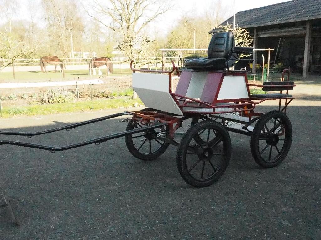 Menwagen Recreatiewagen Marathonwagen, Dieren en Toebehoren, Rijtuigen en Koetsen, Gebruikt, Marathonwagen, Paard