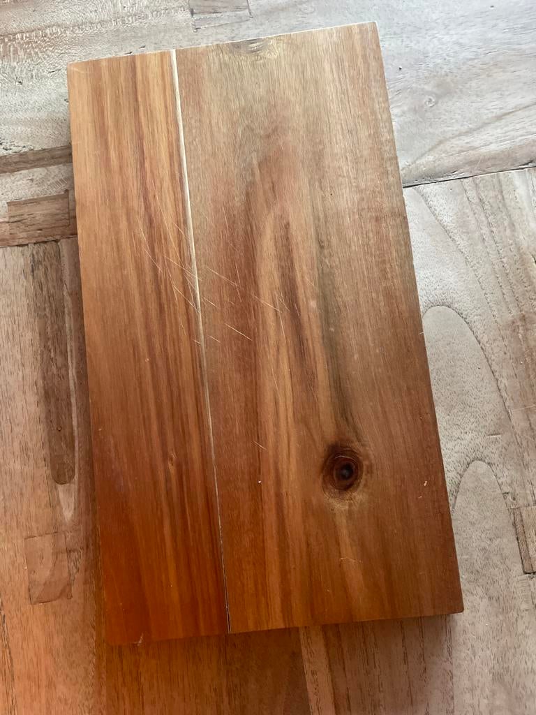 Snij- of serveerplank, hout en marmer, Ophalen, Gebruikt, Hout, Snij-/serveerplank