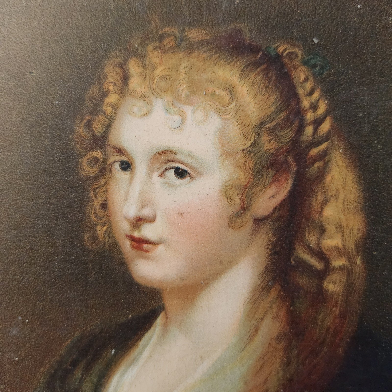 C1 <1920 Kunstkaart Rubens 'Woman with tressed hair' Stengel, Verzenden, Voor 1920, Cultuur en Media