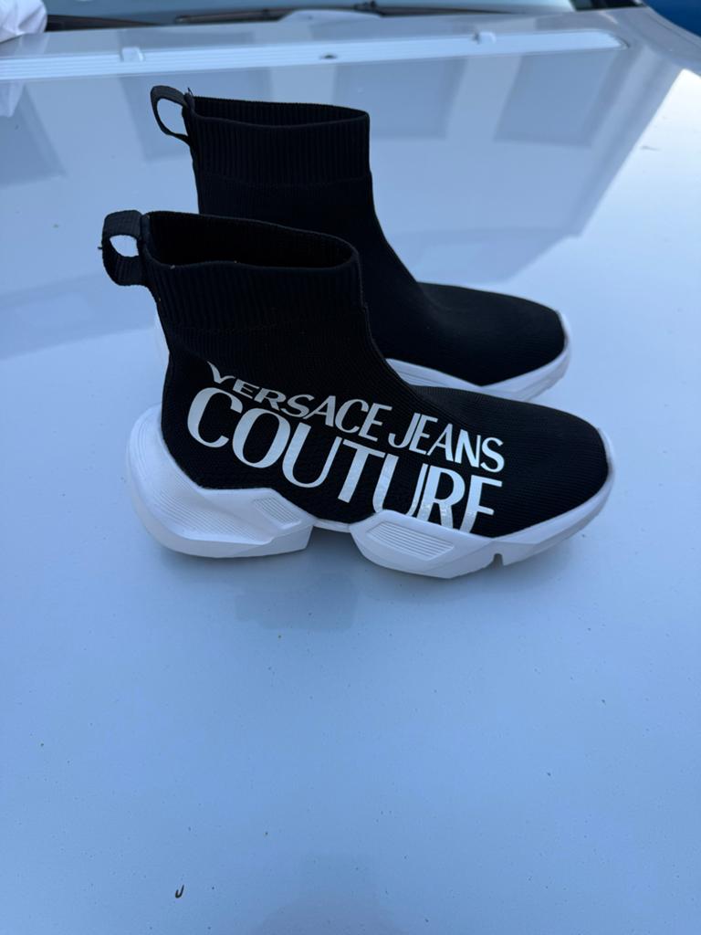 Originele Versace Jeans Couture sneakers dames - Maat 36, Ophalen of Verzenden, Zo goed als nieuw, Zwart, Sneakers of Gympen