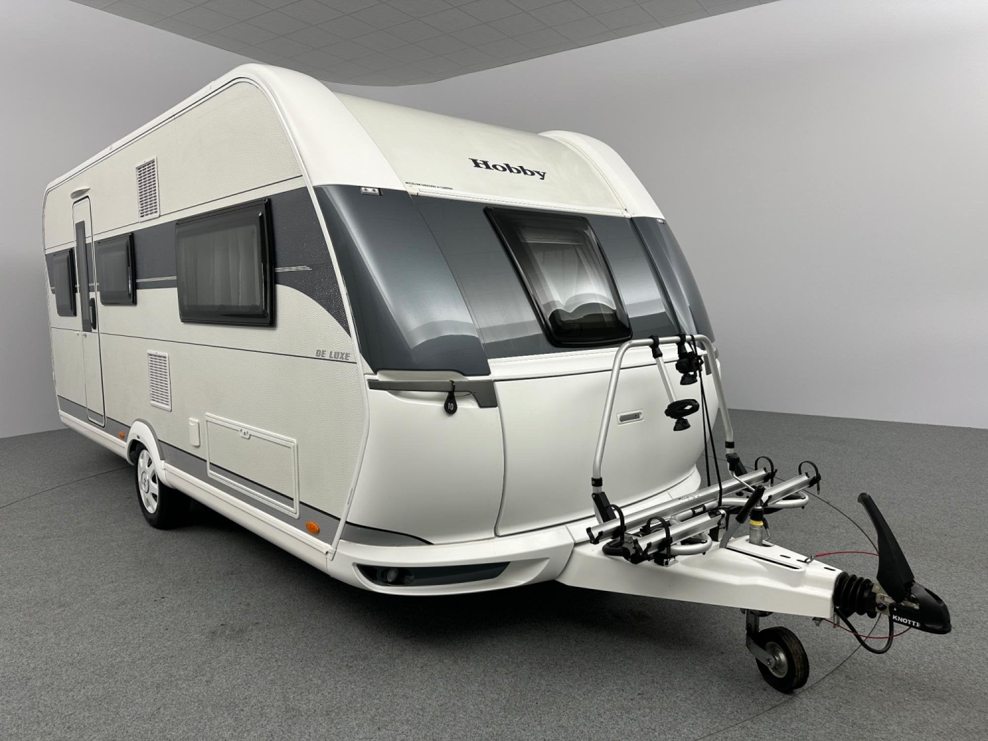 Hobby De Luxe 495 UL Mover Voortent Fietsendrager, Hordeur, Rondzit, Hobby, Bedrijf