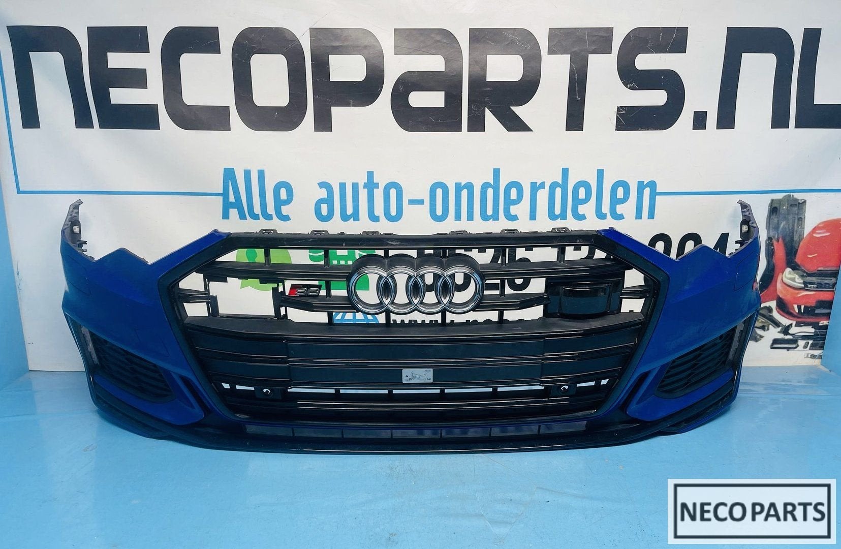 VOORBUMPER AUDI A6 C8 4K S LINE S6 BUMPER ALLES LEVERBAAR!!, Gebruikt, -, -, Bumper