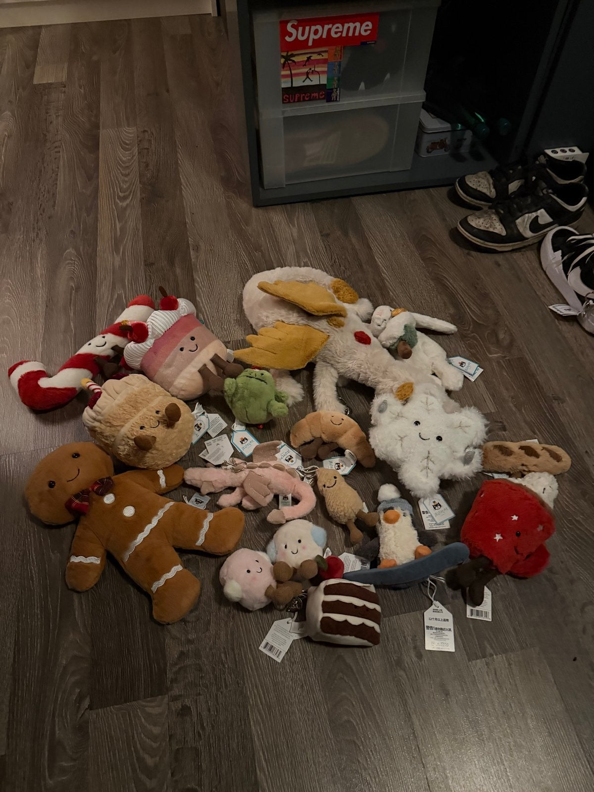 Grote collectie Jellycat knuffels - Diverse soorten, Jellycat, Overige karakters, Overige typen, Ophalen of Verzenden