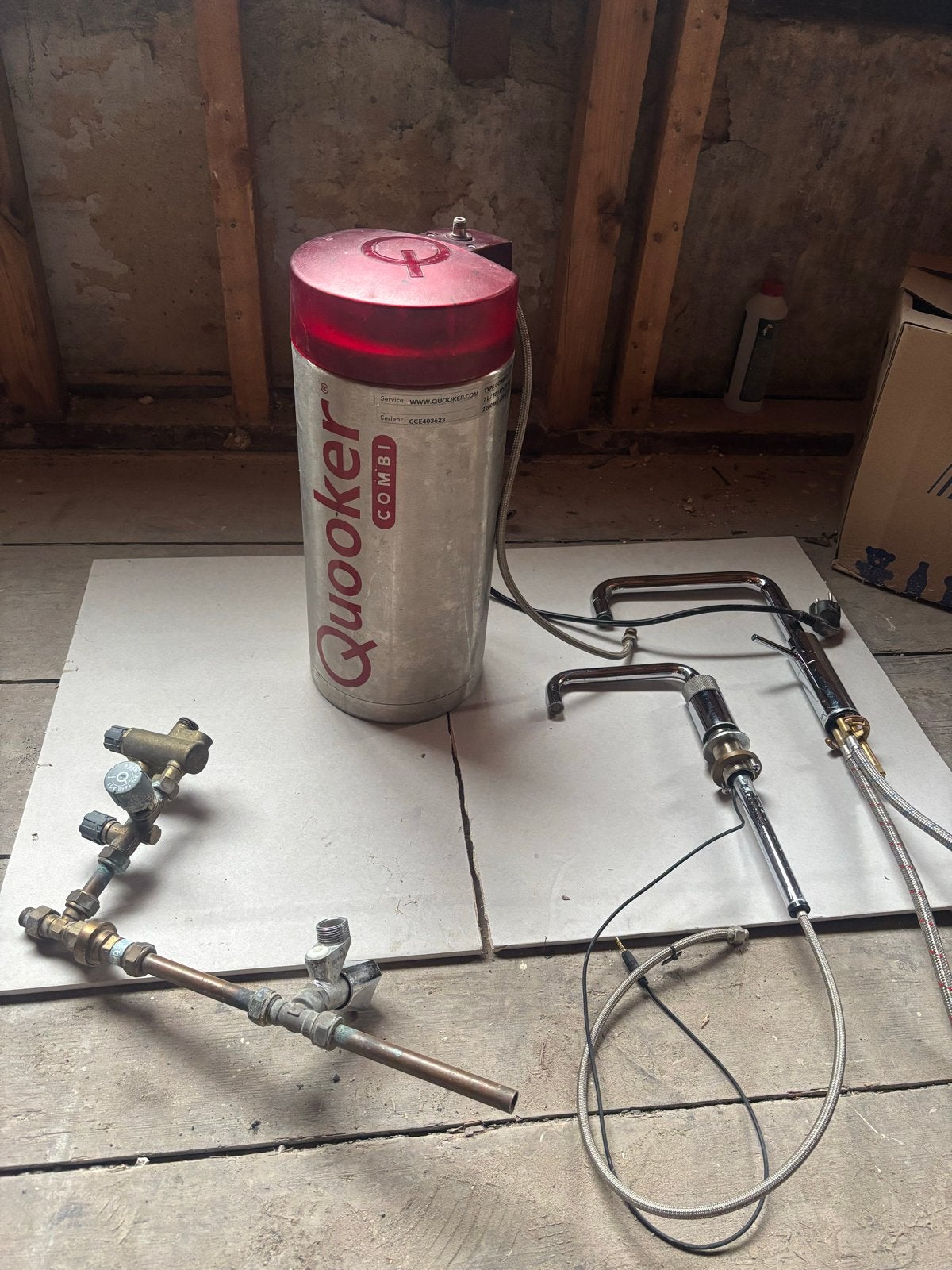 Quooker COMBI 2.2E boiler + kraan – compleet, Ophalen of Verzenden, Gebruikt