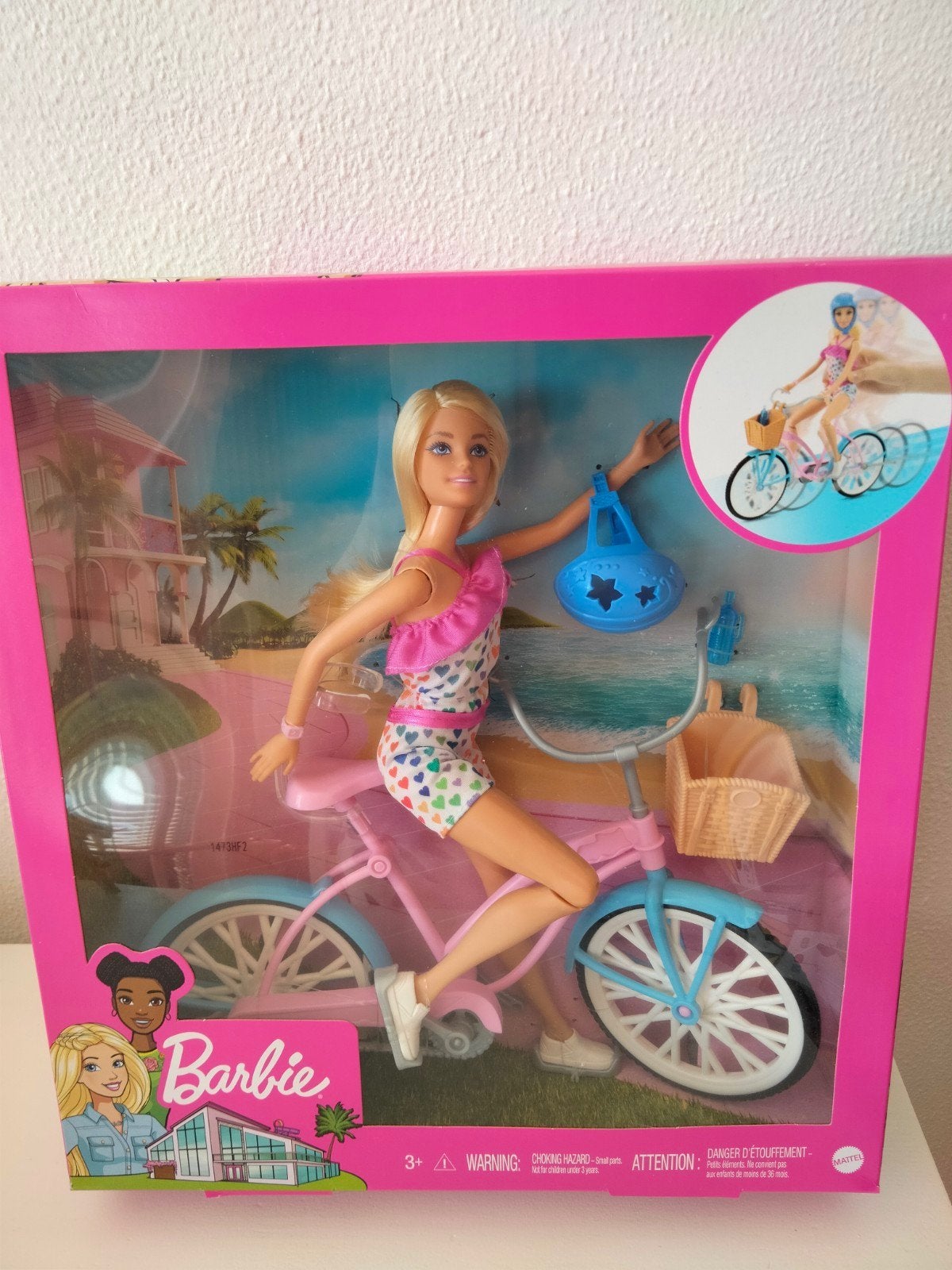 Barbie en fiets nieuw in de doos 2021, Ophalen of Verzenden, Nieuw, Pop