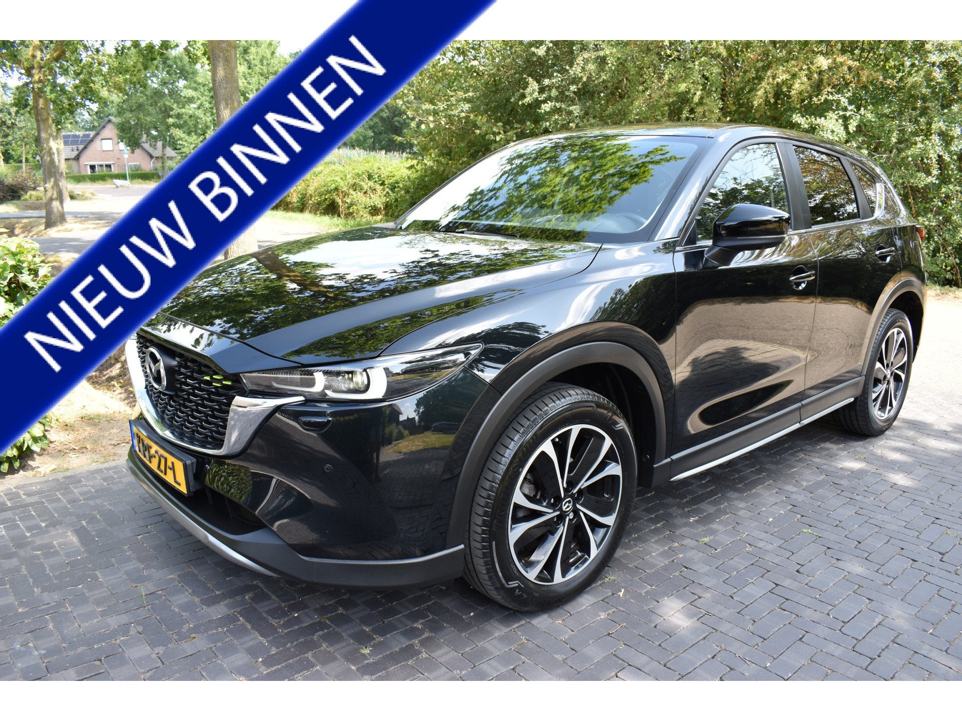 Mazda CX-5 2.0 SkyActiv-G 165 Newground Leer, Trekhaak, Nieu, Auto's, Mazda, 1998 cc, Gebruikt, 4 cilinders, Zwart