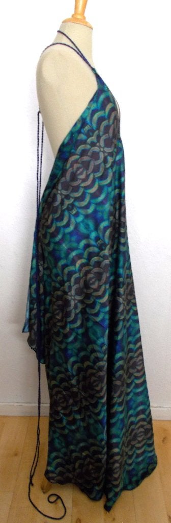 Maxi print jurk van Italiaanse beachwear merk Aram Capri! L, Maat 42/44 (L), Zo goed als nieuw, Onder de knie, Verzenden