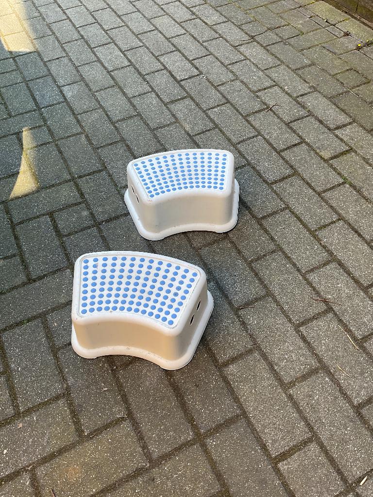 2 WC Opstapjes, anti-slip., Ophalen, Minder dan 50 cm, Gebruikt, Overige typen