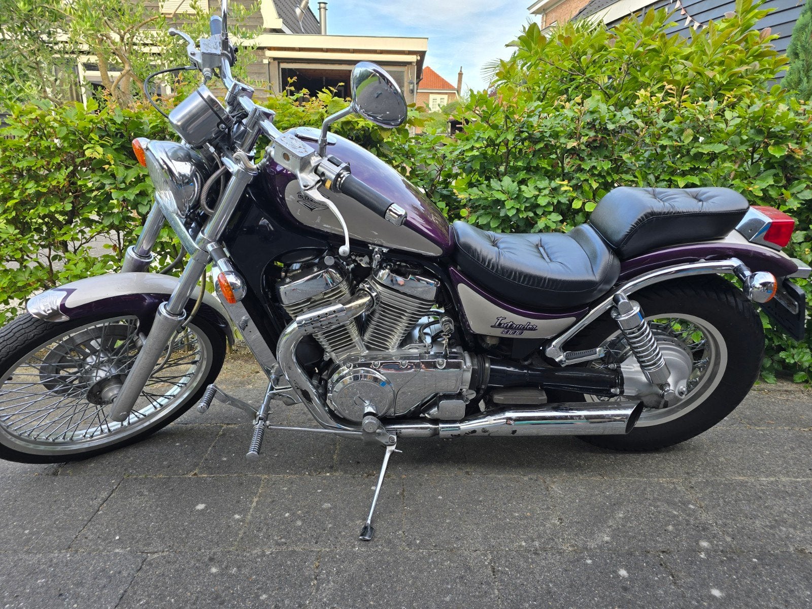 Suzuki Intruder 800 - Paars/Zilver Chopper, Particulier