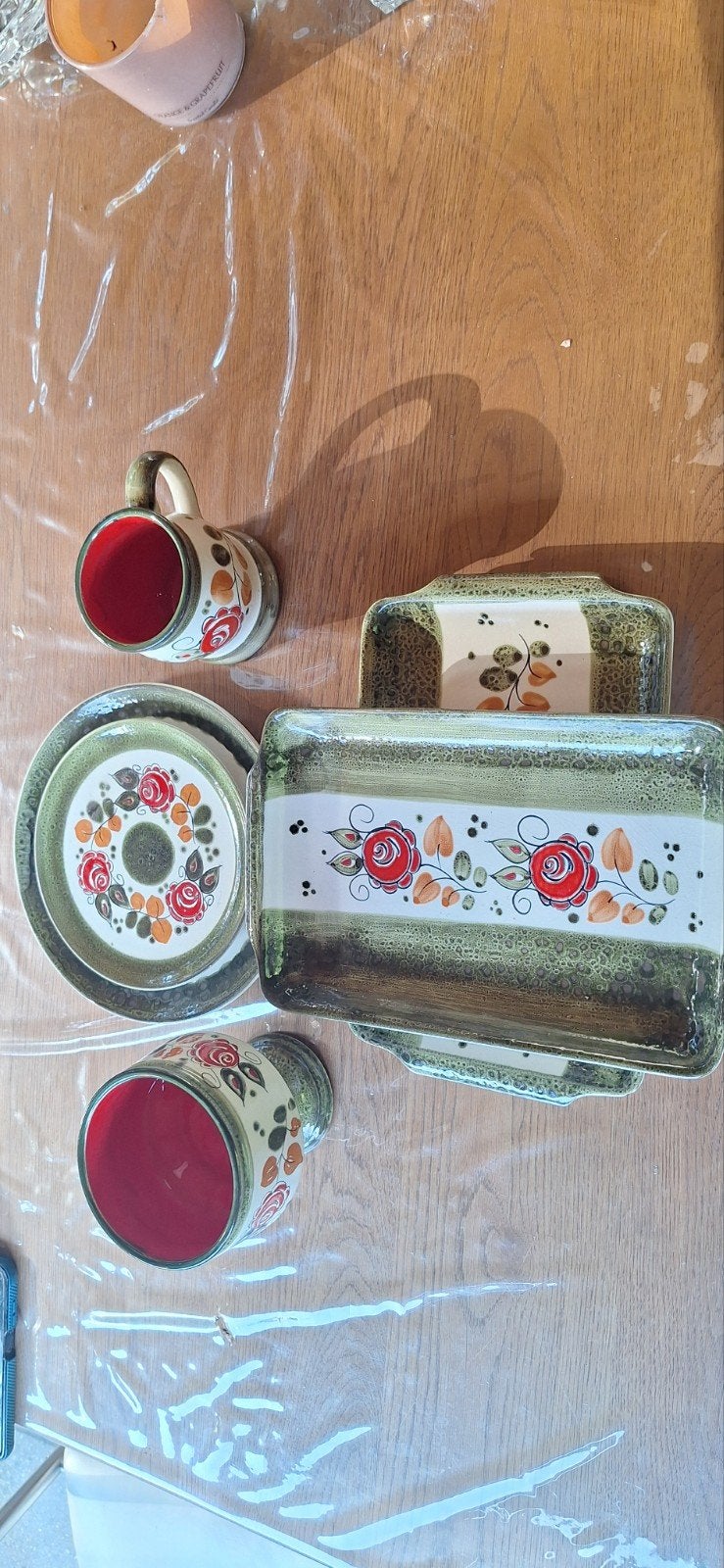 Vintage SMF Schramberg Keramiek 'Tirol' Servies Set, Ophalen of Verzenden