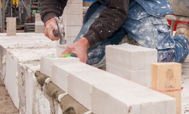 Kalkzandstenen voor bouw en renovatie, Doe-het-zelf en Verbouw, Ophalen, Zo goed als nieuw, Kalkzandstenen