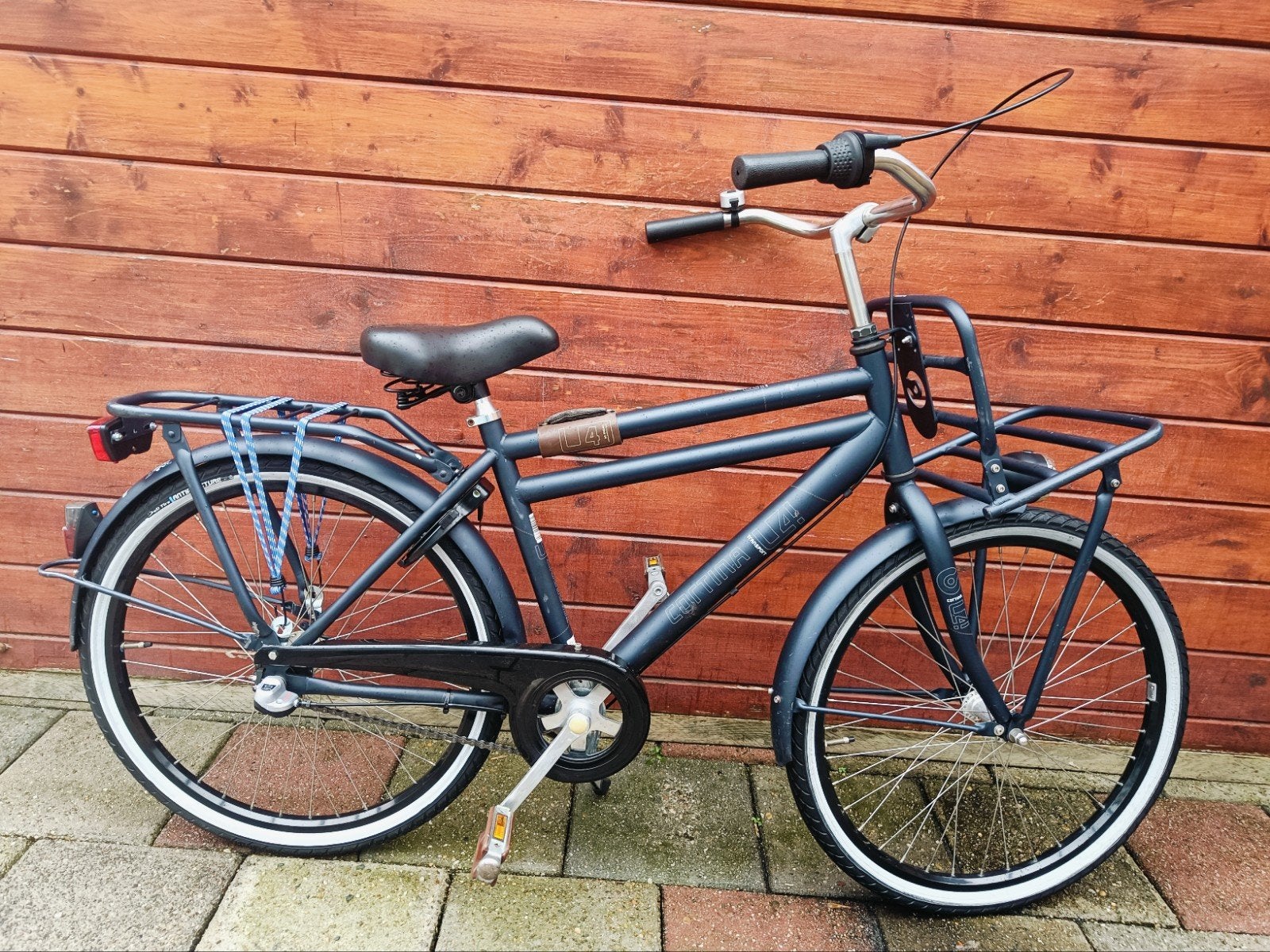 prachtige Cortina U4 Transporter 24 inch jongensfiets met 3V, Ophalen, Terugtraprem, 24 inch, Cortina U4 transportfiets