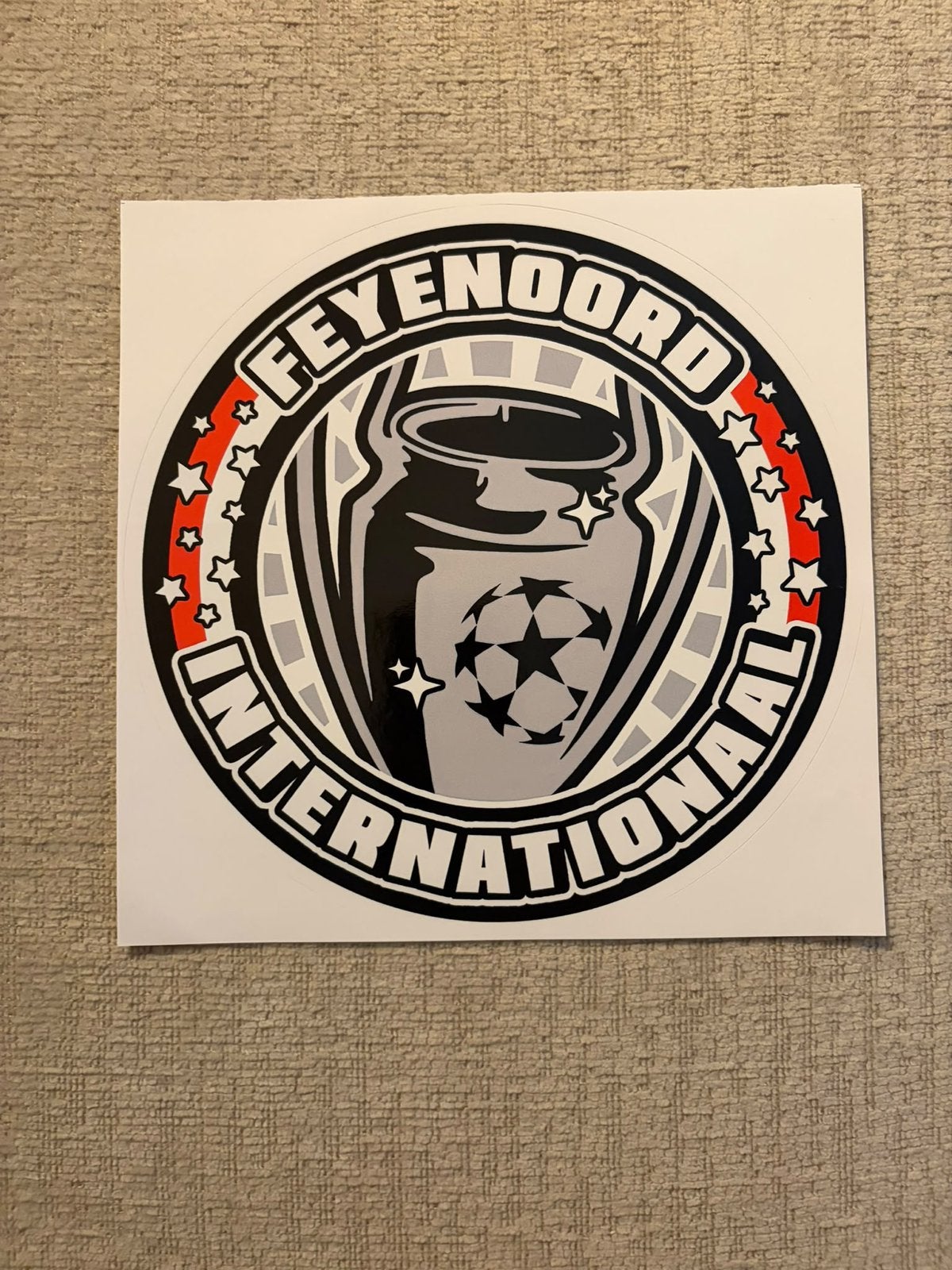 Feyenoord sticker, Verzamelen, Ophalen of Verzenden, Zo goed als nieuw, Sport