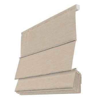 Nieuw! Verduisterend vouwgordijn bas naturel 275 breed x 140, Ophalen, Nieuw