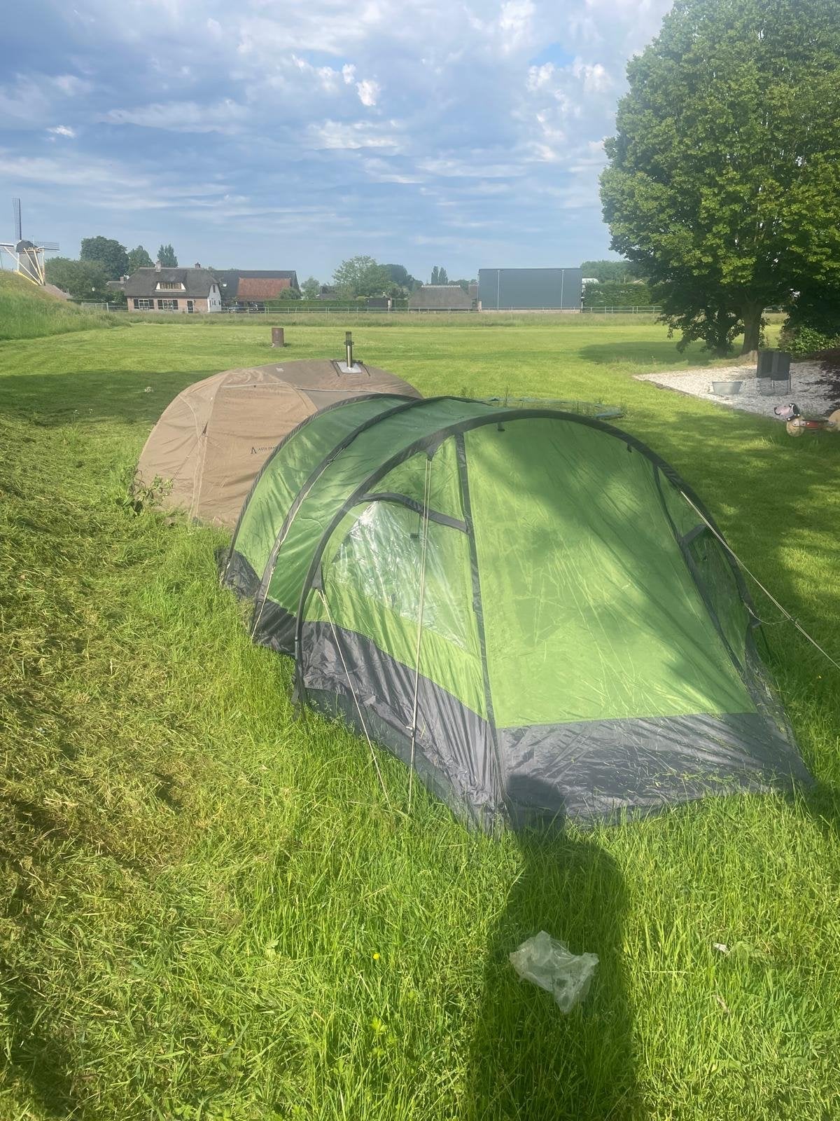 Wildebeast Memba Tent - Groen, Caravans en Kamperen, Tenten, Ophalen of Verzenden, Gebruikt, Tot en met 4