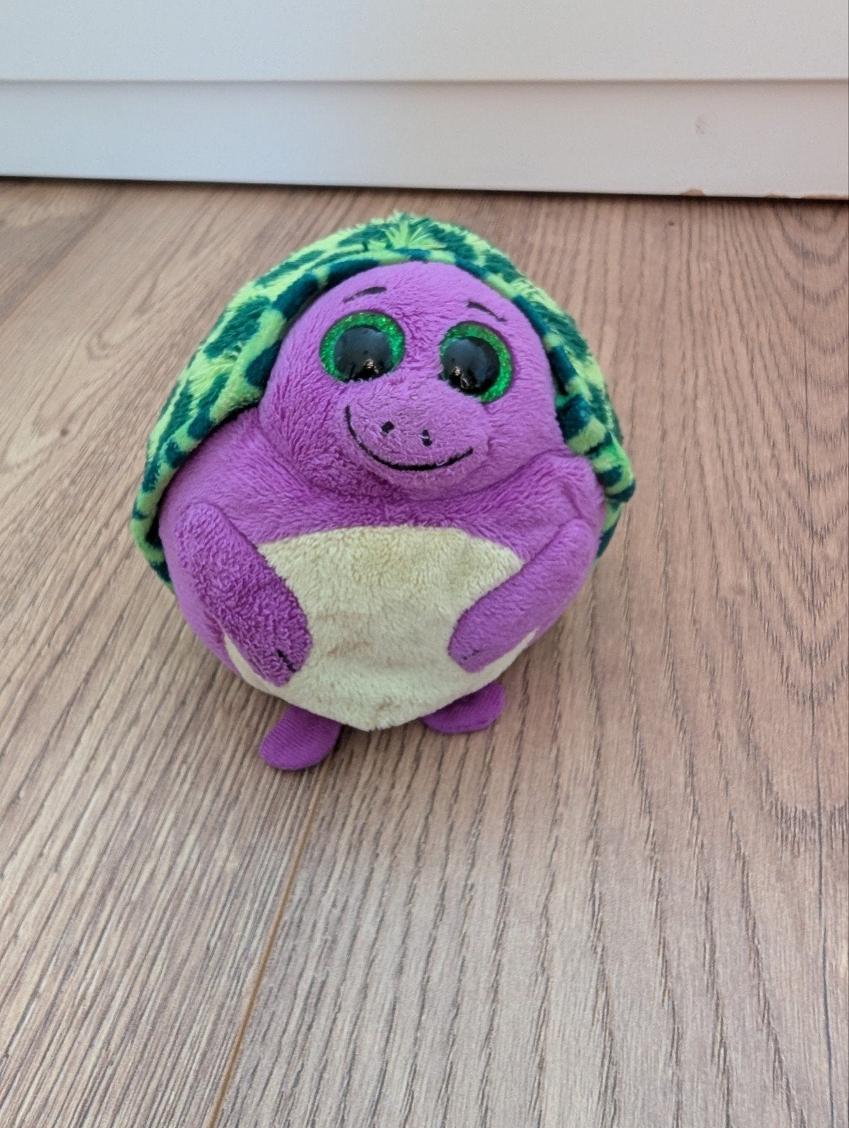 Ty Beanie Boos Turtle knuffel, Paars, Gebruikt, Overige typen, Ophalen of Verzenden