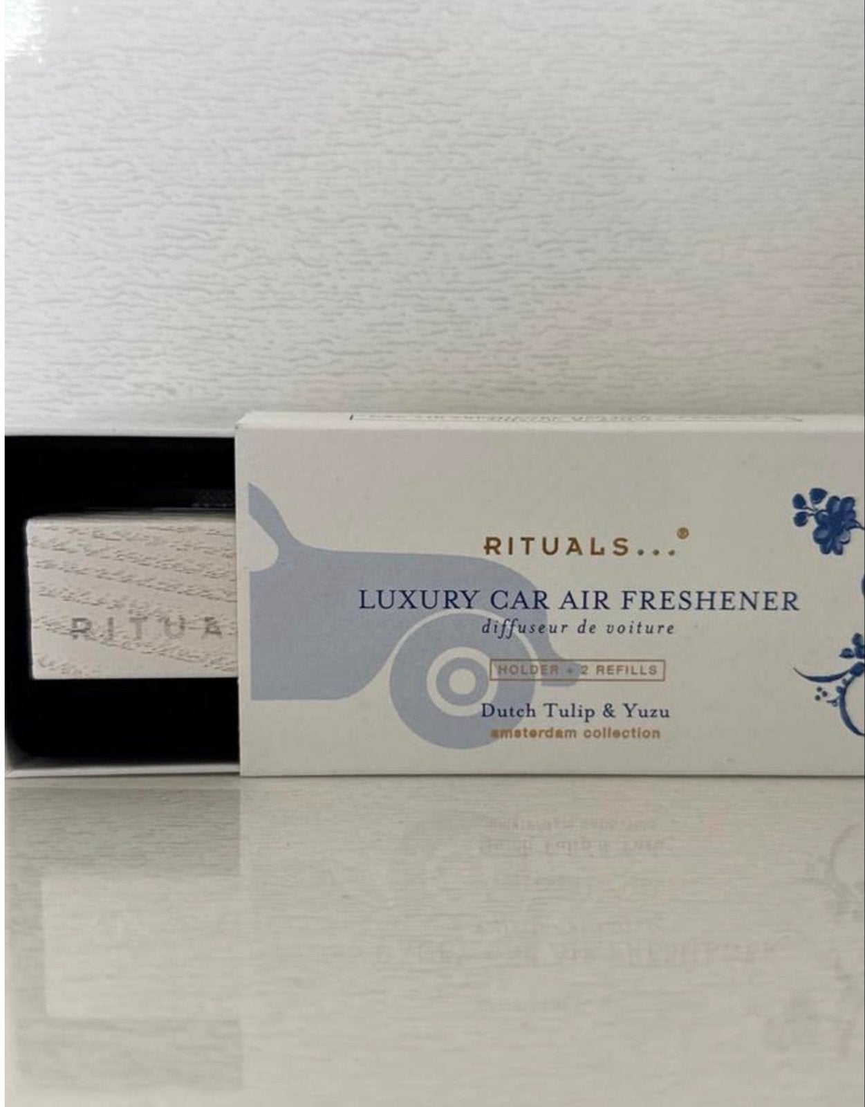 Rituals Amsterdam Carparfum houder + 2 vullingen Nieuw, Ophalen of Verzenden, Nieuw