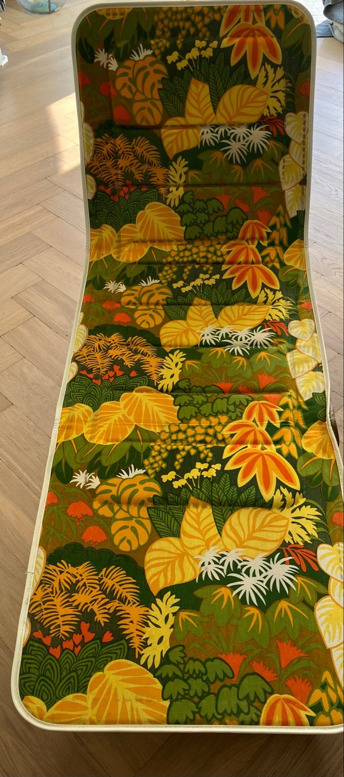 Retro ligstoel Kurz- Super goede staat! Strandstoel vintage, Tuin en Terras, Ophalen, Zo goed als nieuw