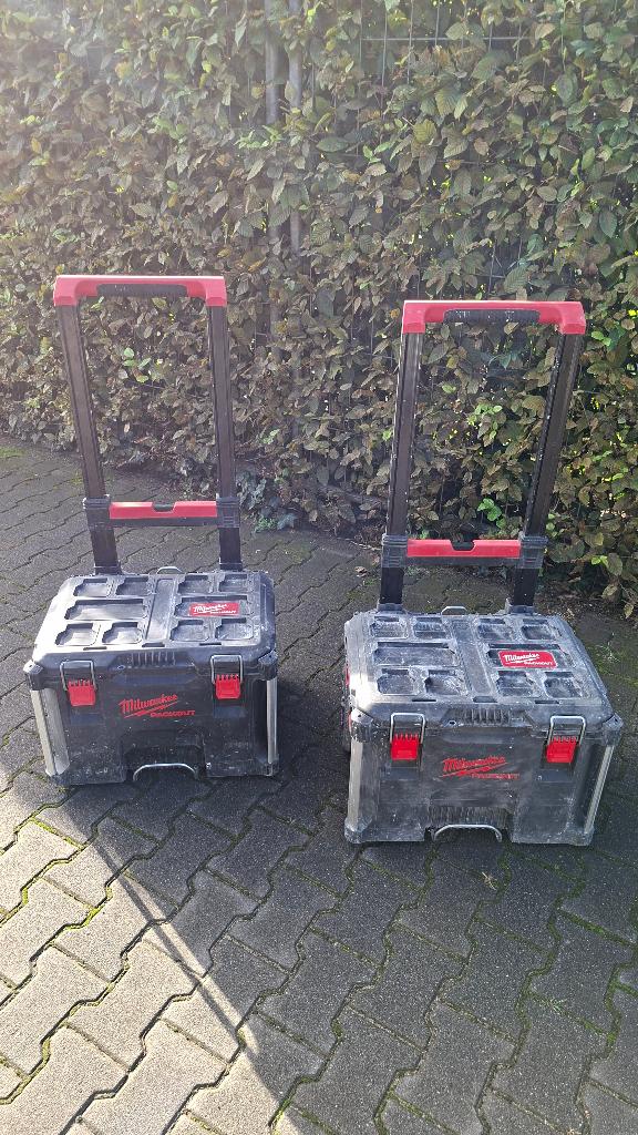 2x Milwaukee Packout Pack out koffers Trolleykoffer, Ophalen, Gebruikt, ., .