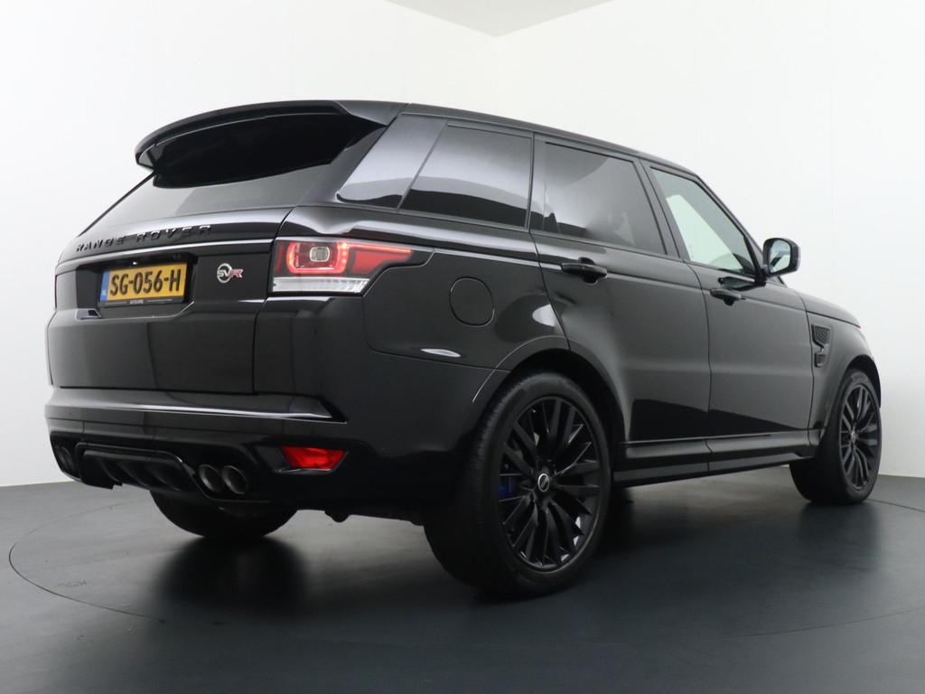 Land Rover Range Rover Sport 5.0 V8 Supercharged SVR 550 PK, Auto's, Land Rover, Automaat, 3000 kg, Zwart, Bedrijf