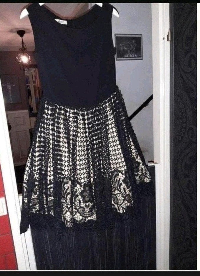 prachtige nieuwe swingjurk,  maat XL, Belsira, Zwart, Maat 46/48 (XL) of groter, Nieuw