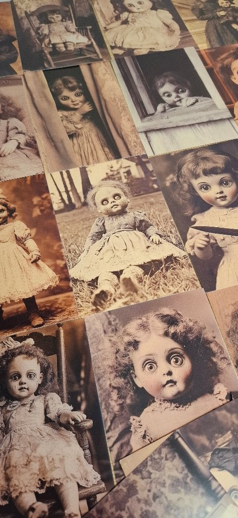 ansichtkaarten: Possesed dolls, Ophalen of Verzenden, 1980 tot heden, Ongelopen, Overige thema's