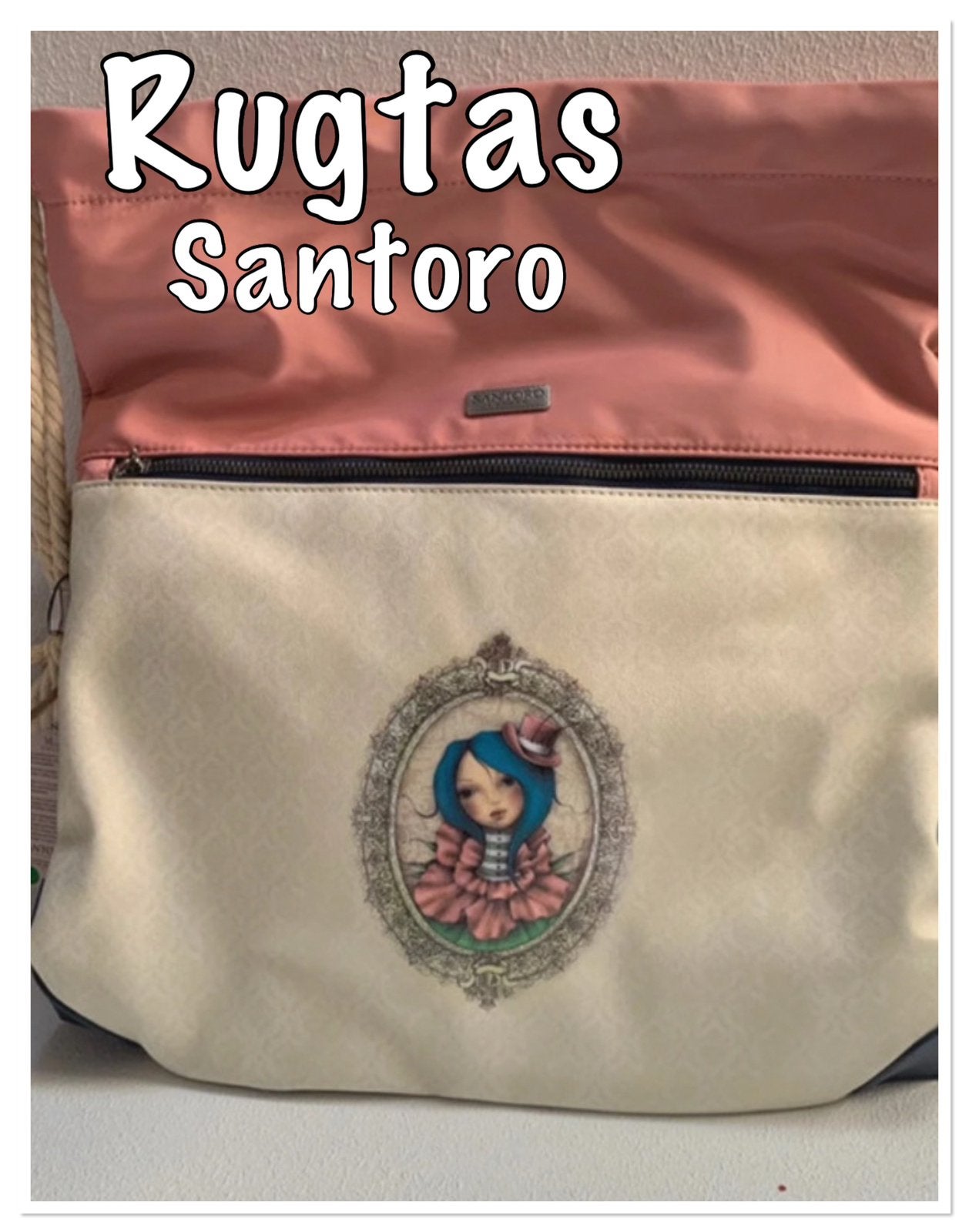 Rugtas Santoro, Ophalen of Verzenden, Zo goed als nieuw, Overige merken, 30 tot 45 cm