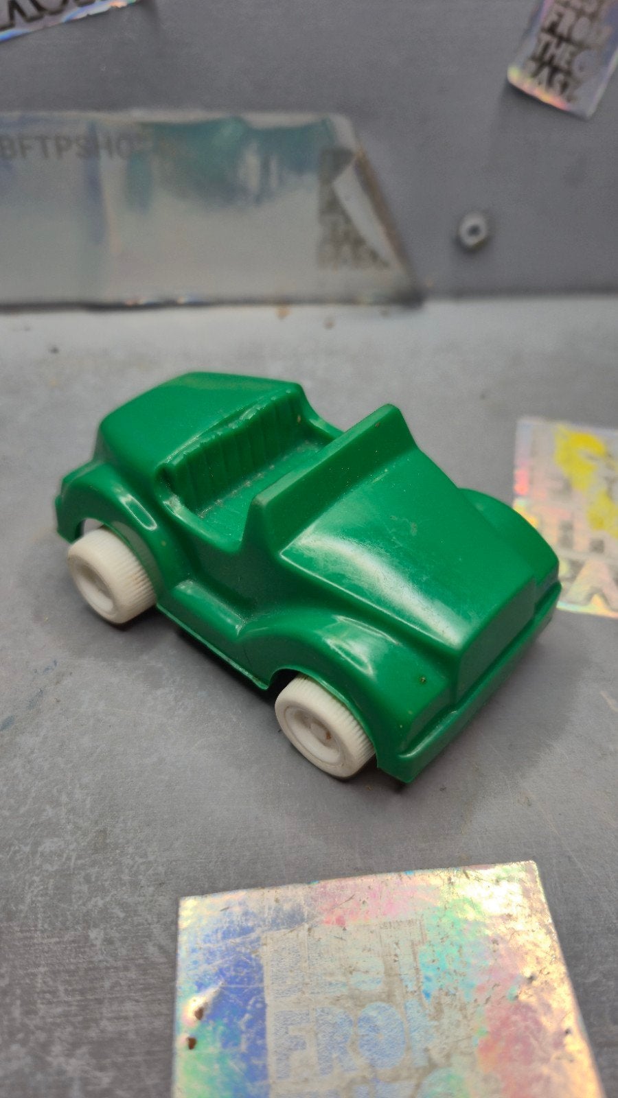 Vintage Spindler Toys Groene Speelgoedauto, Ophalen of Verzenden, Gebruikt