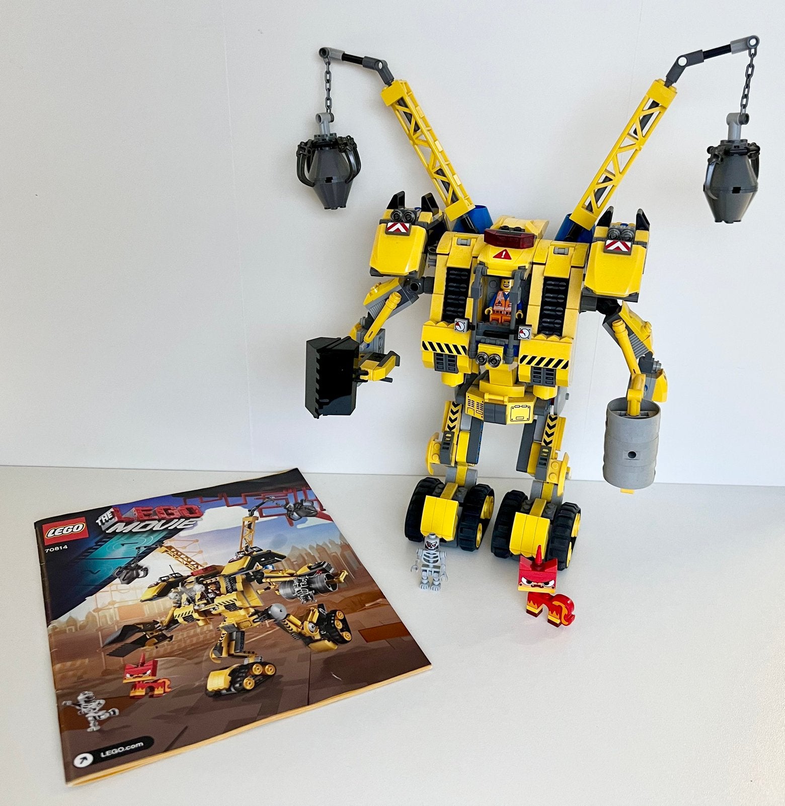 The Lego Movie Emmet's Construct - o - Mech 70814, Ophalen of Verzenden, Zo goed als nieuw