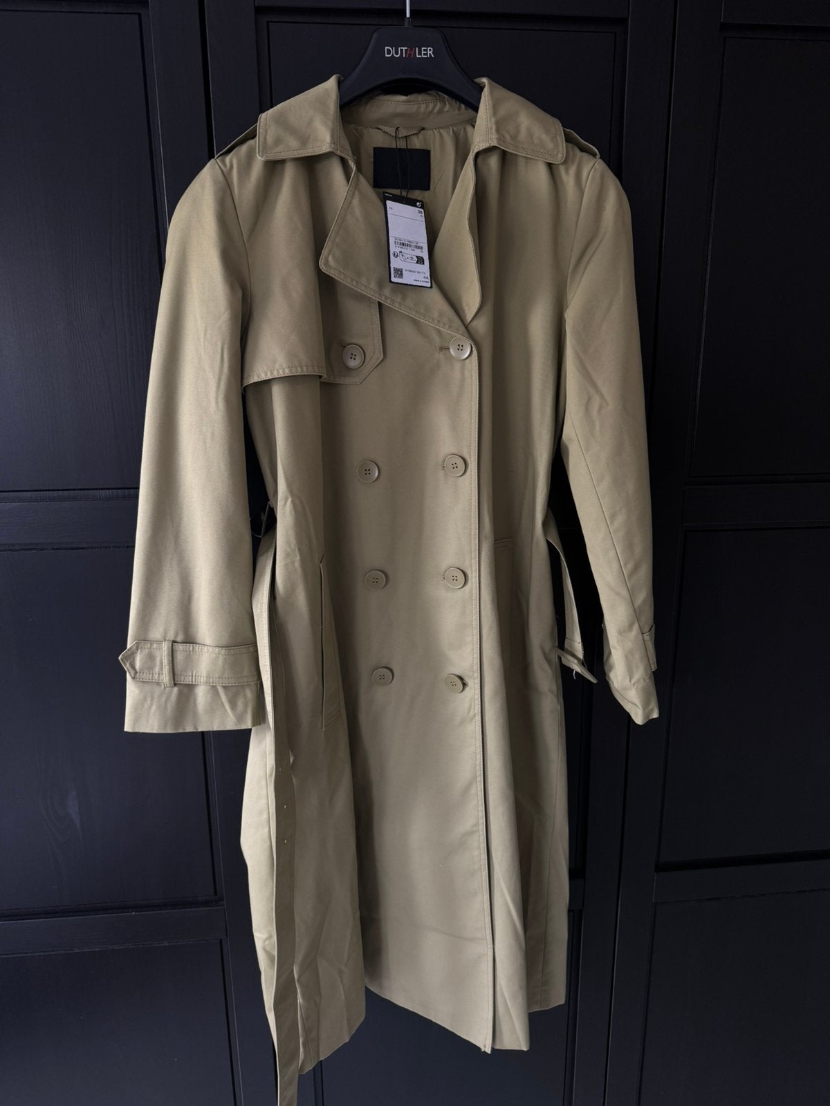 Trenchcoat C&A // 38, gloednieuw, Ophalen of Verzenden, Nieuw, Maat 38/40 (M), Groen