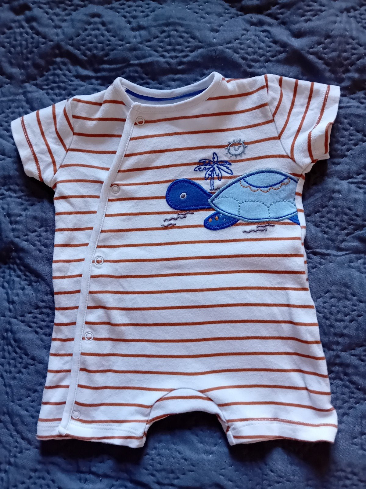 Zomerpakje schildpad maat 56 C&A katoen, Kinderen en Baby's, Babykleding | Maat 56, C&A, Jongetje of Meisje, Ophalen of Verzenden