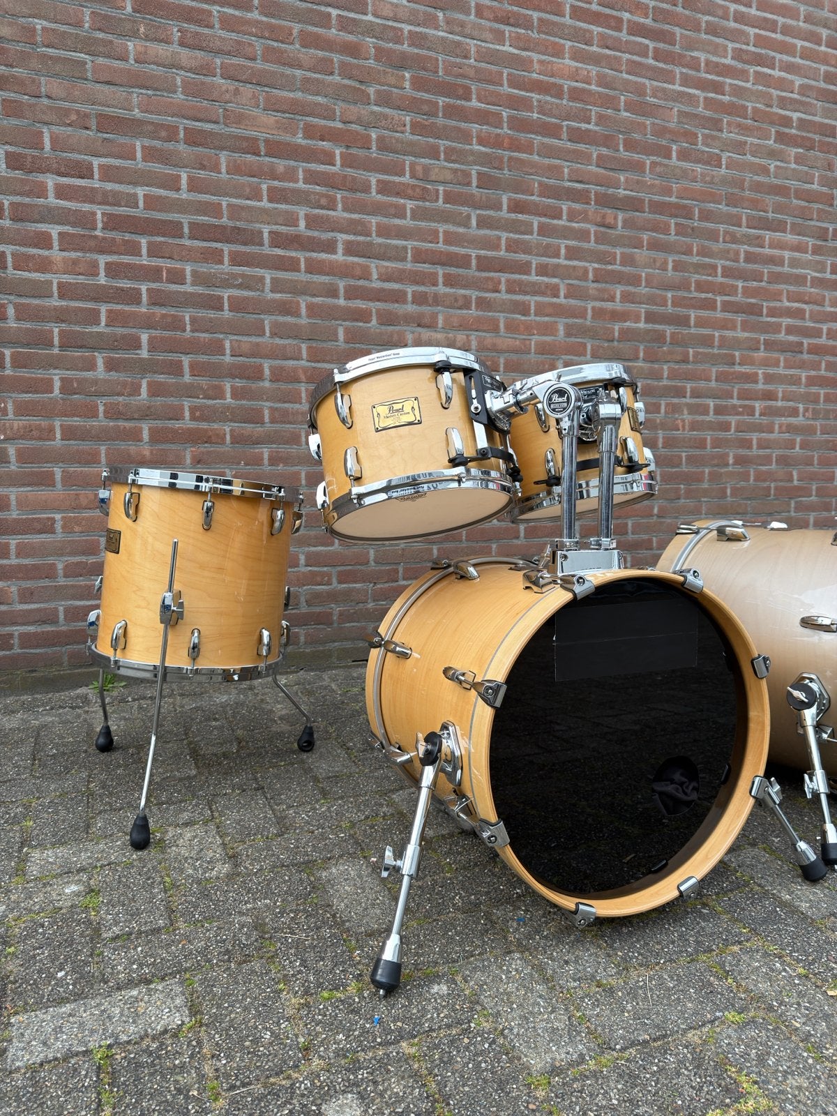 Pearl Masters Custom Extra Drumstel (18", 10", 12", 14"), Ophalen, Gebruikt, Pearl
