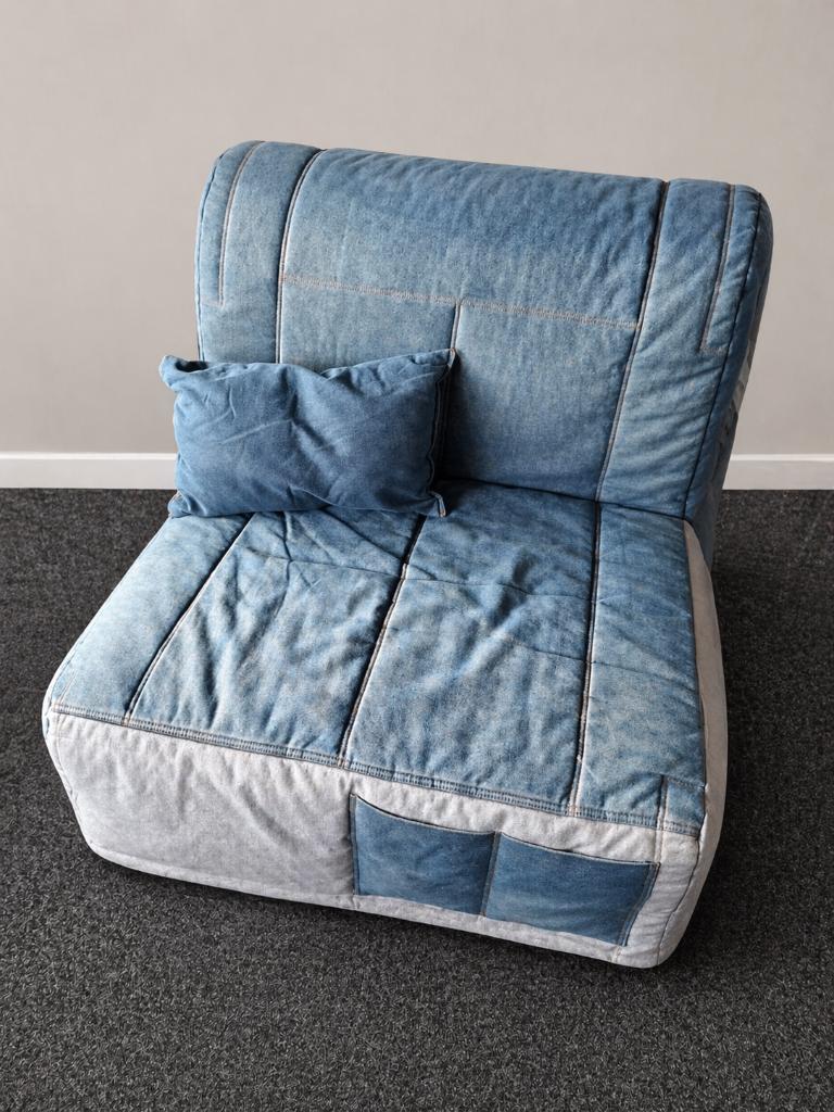 Slaapstoel, Huis en Inrichting, Ophalen, Gebruikt, Eenpersoons, 80 cm