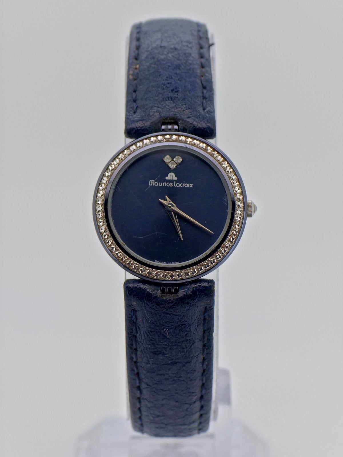 Maurice Lacroix Dameshorloge 32129 - Blauwe Wijzerplaat, Overige merken, Staal, Polshorloge, Ophalen of Verzenden