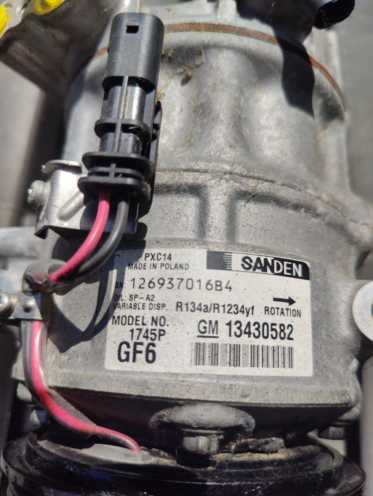 Opel Astra Sanden PXC14 Airco Compressor Opel/GM 13430582, Ophalen of Verzenden, Gebruikt, Chevrolet