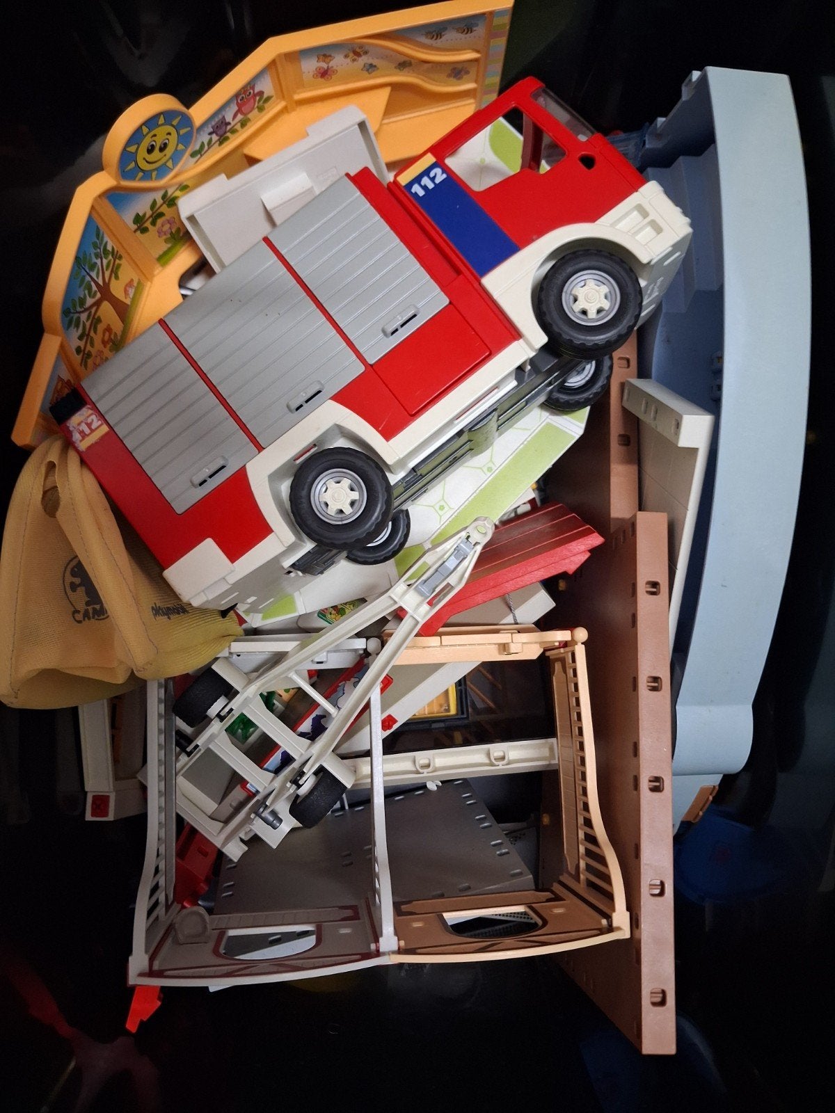 Grote partij Playmobil in 3 bakken - veel speelplezier!, Kinderen en Baby's, Ophalen, Gebruikt