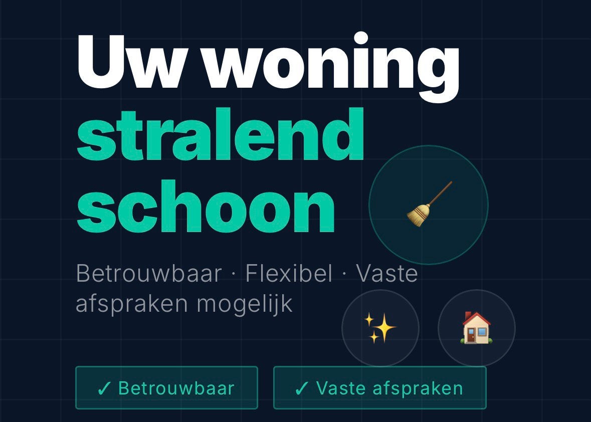Schoonmaak hulp aangeboden, Tickets en Kaartjes, Eén persoon, Overige soorten