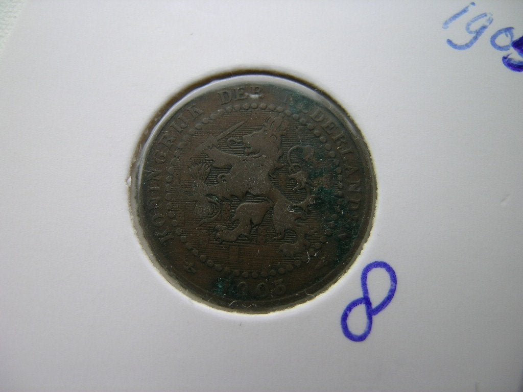 Cent 1905, Postzegels en Munten, Munten | Nederland, Ophalen of Verzenden, Koningin Wilhelmina, 1 cent, Losse munt