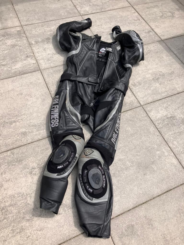 Motor pak, leer, Motoren, Kleding | Motorkleding, Ophalen of Verzenden, Tweedehands, Combipak