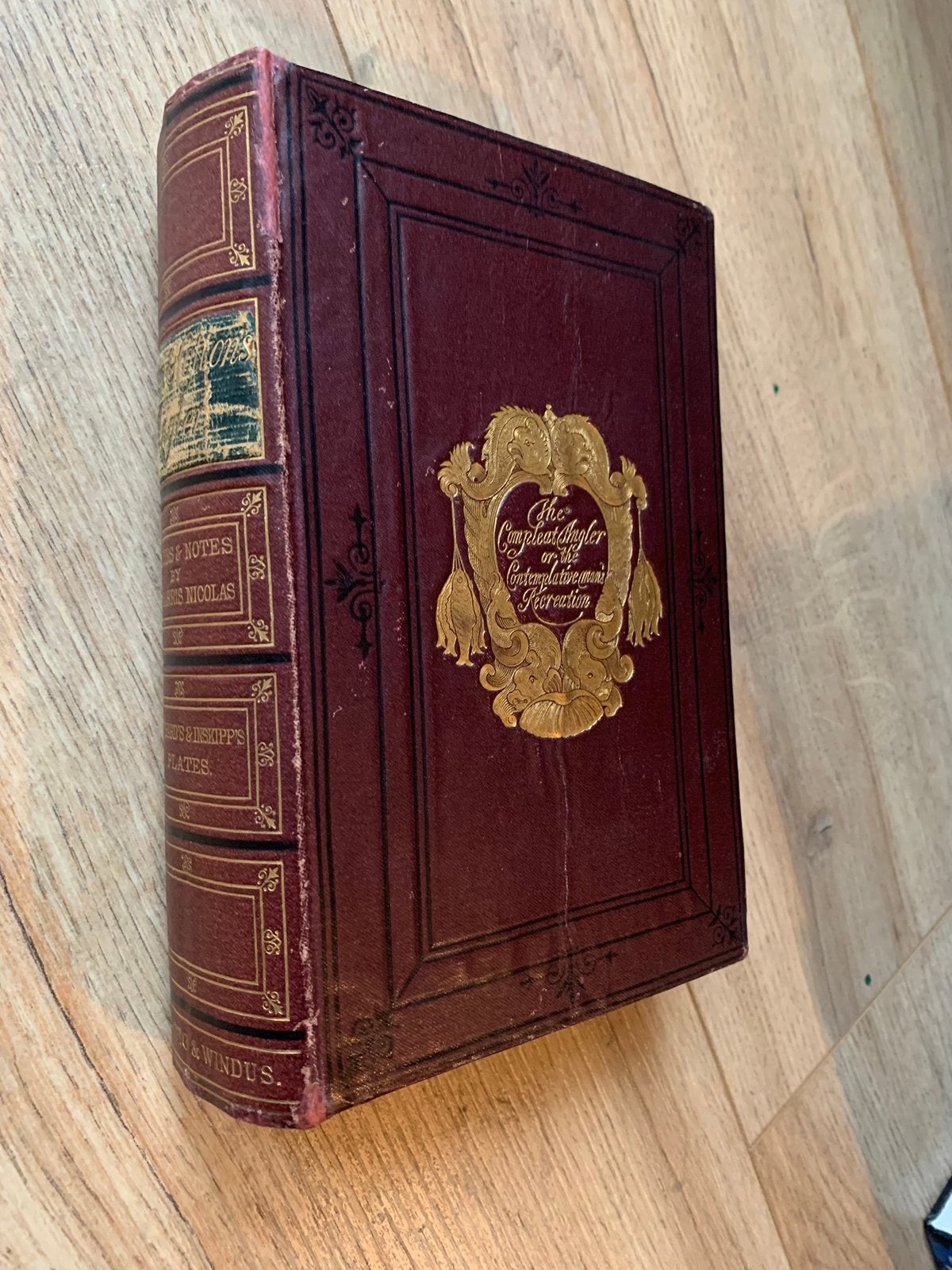 Hengelsport visboeken the compleat angler 1887 izaak walton, Ophalen of Verzenden, Zo goed als nieuw, Boek of Tijdschrift