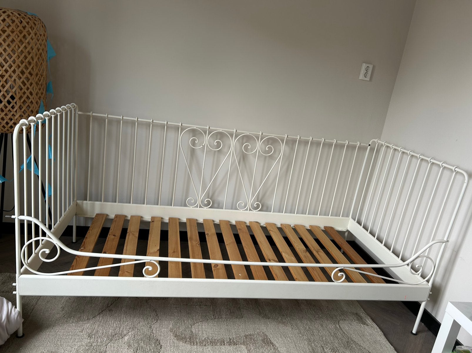 Kinderbed, Ophalen, 85 tot 100 cm, Gebruikt, Lattenbodem